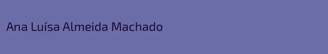 Ana Luísa Almeida Machado